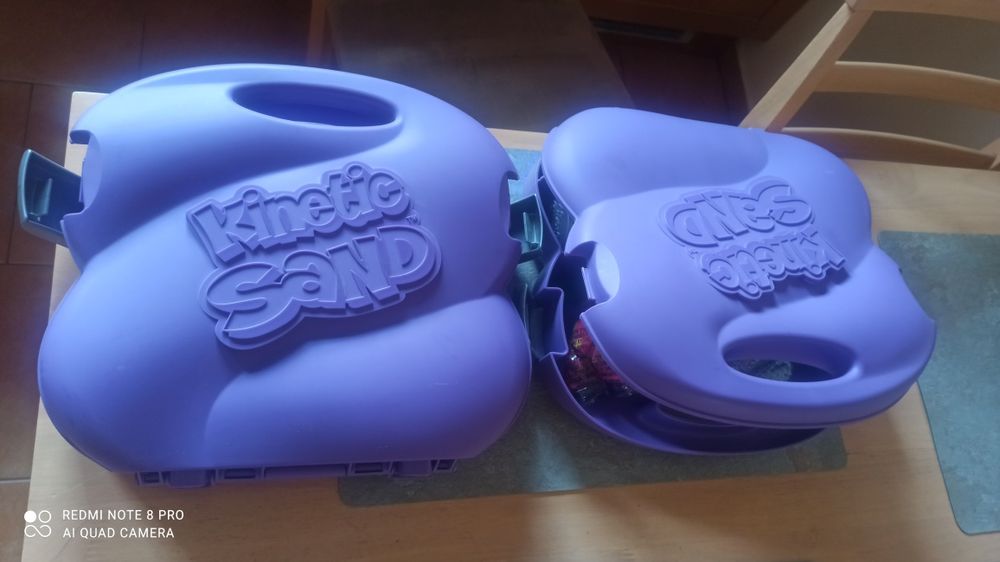 Piasek kinetyczny zestaw w walizce z akcesoriami