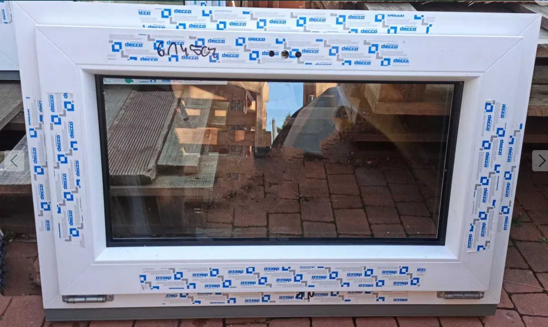 OKNO PCV 55x83 RU, lub 85x53 U, NOWE, otwór 60x90,90x60, wysyłka