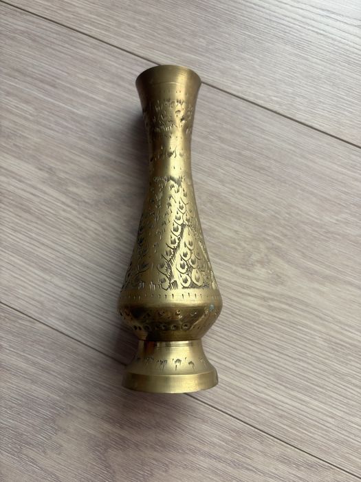 Jarra decorativa vintage em bronze Indiano 20 cm