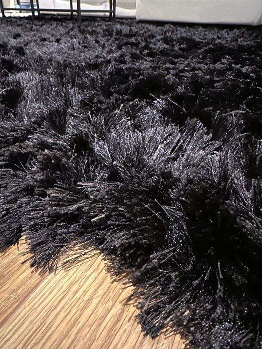 Carpete 300 X 300 Preta pêlo alto