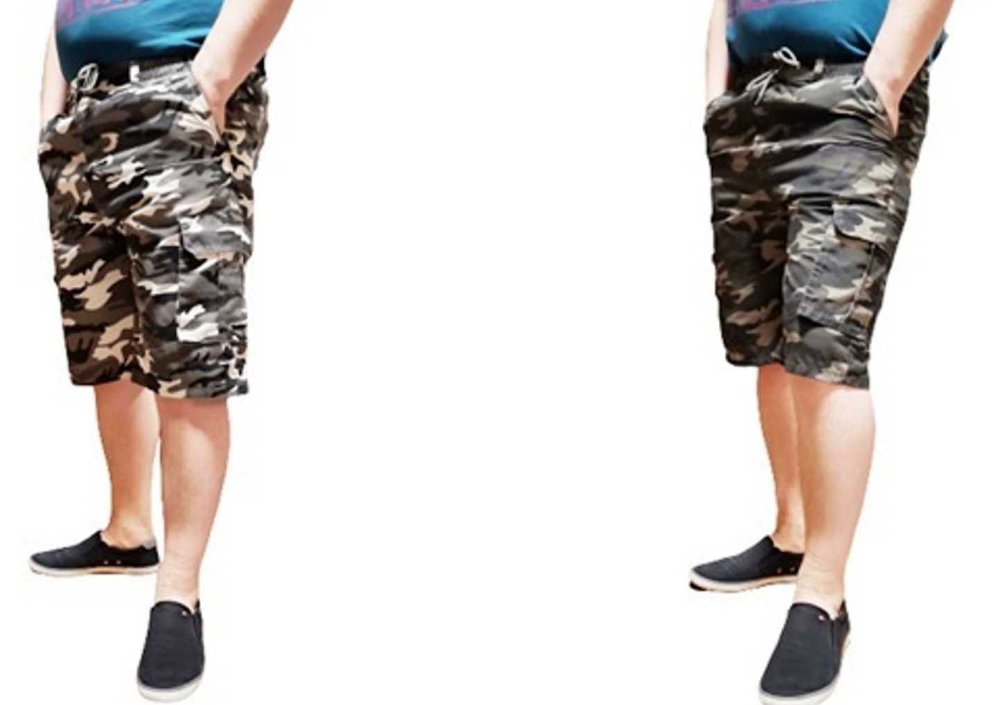 10X BOJÓWKI MĘSKIE moro krótkie rozmiar 4XL i 5XL RABAT 50% WYPRZEDAŻ