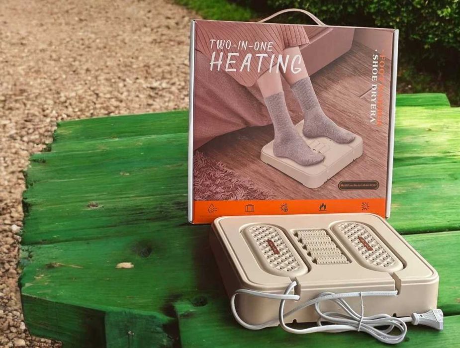 Масажер для ніг з функцією грілки і сушарки для взуття