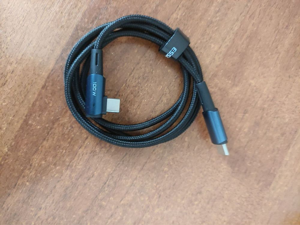 Кабель кутовий Essager  Type c - type c USB