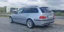 BMW Seria 3 325iA Touring '04 (aut. klimat, tempomat, 8 p.p., hak BMW, 3 kpl. kół)