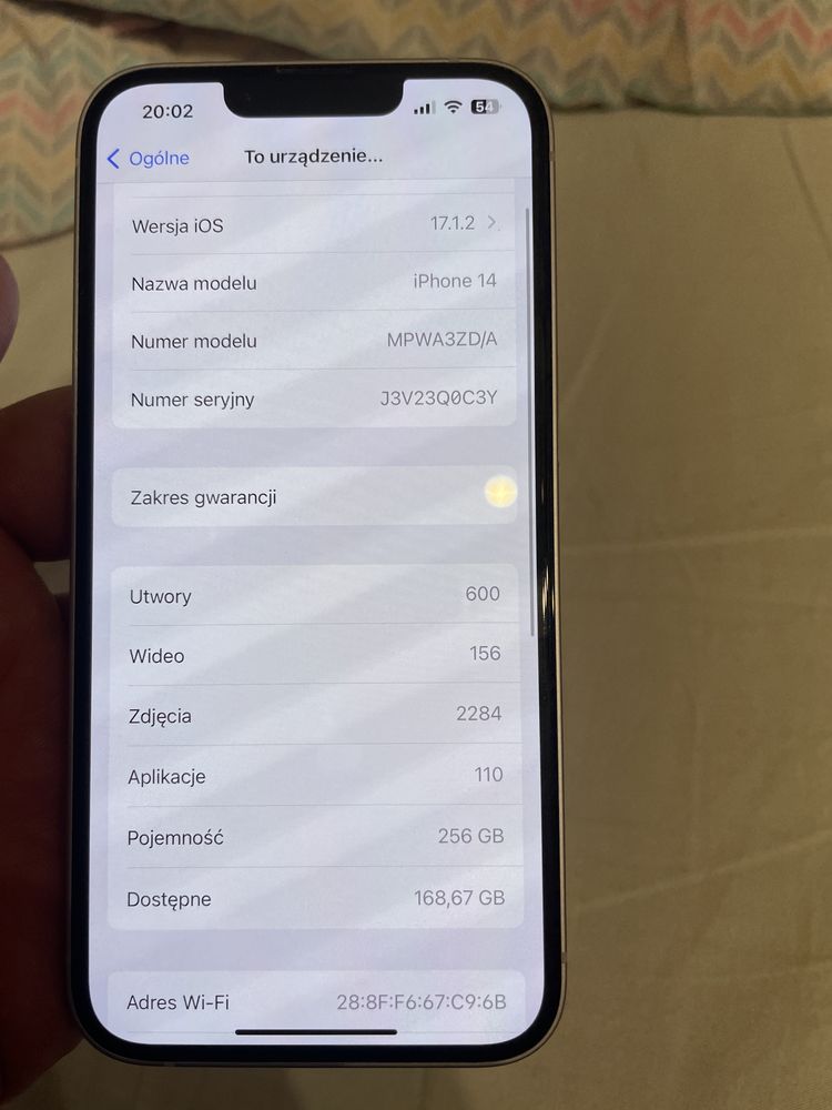 iPhone 14 256gb stan idealny + akcesoria