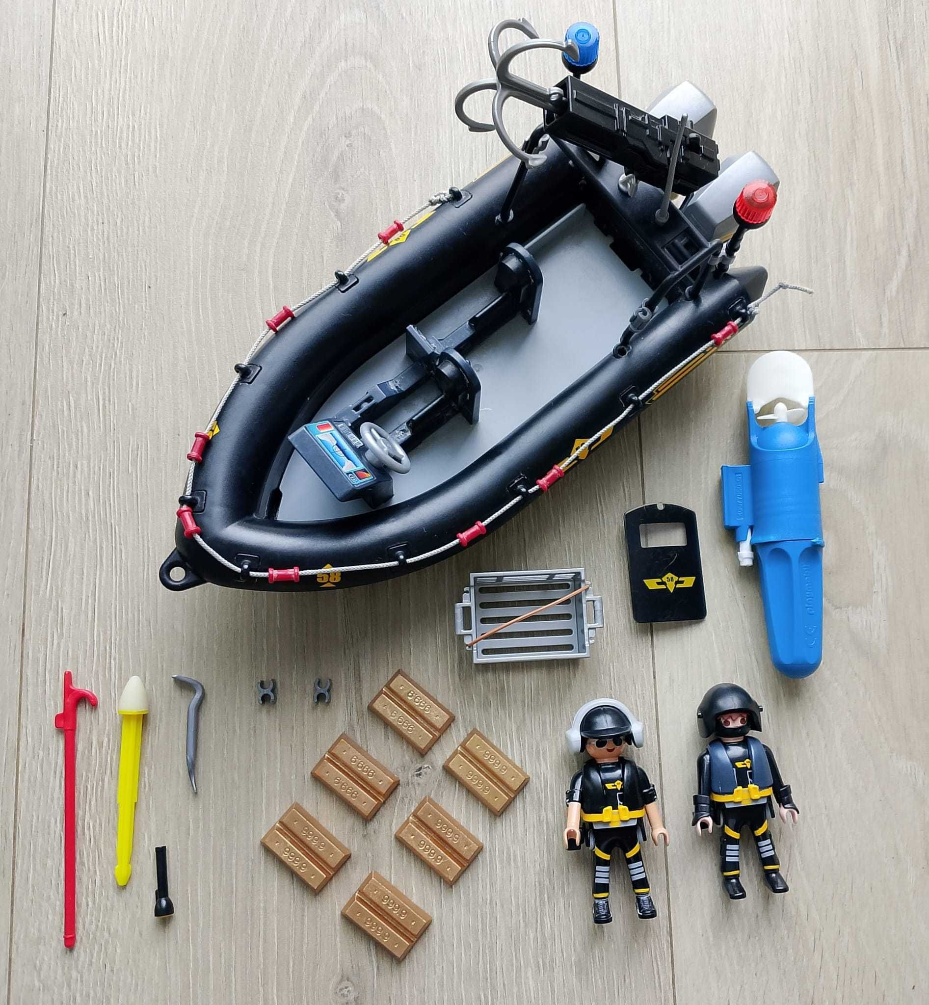 Playmobil 9362 Ponton Jednostki specjalnej z napędem !!!