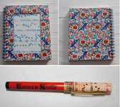 Caderno Folhas Lisas + Caneta (Colecção) NOVO