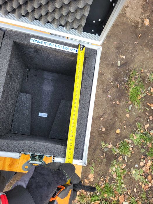 47x28x20 flightcase case KUFEREK skrzynia kablarka FAKTURA