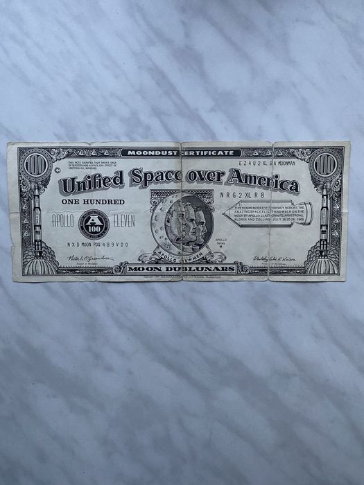 Banknot pamiątka lądowania na księżycu USA sprzedam lub zamienię