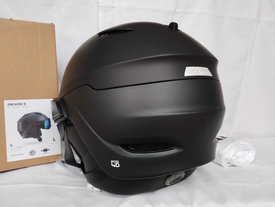 Kask narciarski Salomon Driver S All Black Silver L 59-62cm