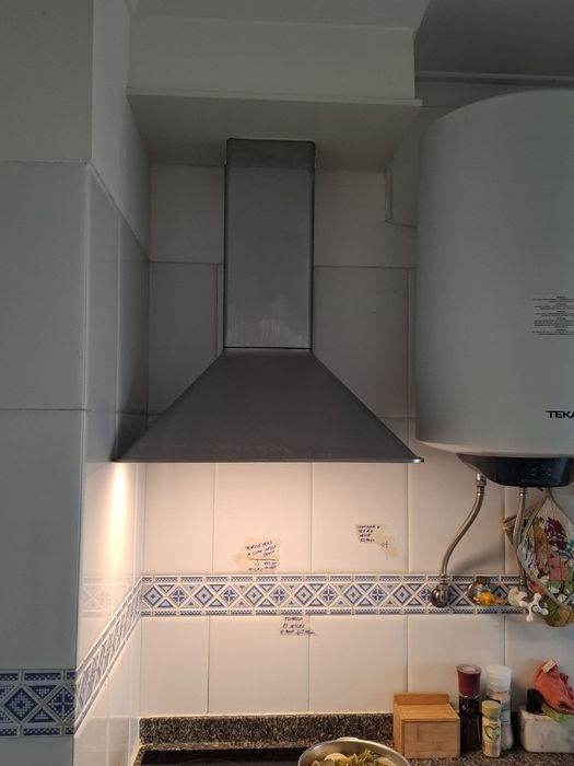 Exaustor de parede aço inoxidável  Otimo estad