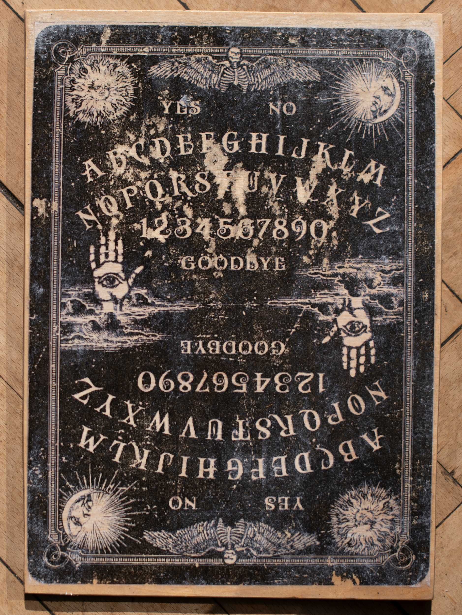 Tablica Ouija prezent wywoływanie duchów halloween gra planszowa