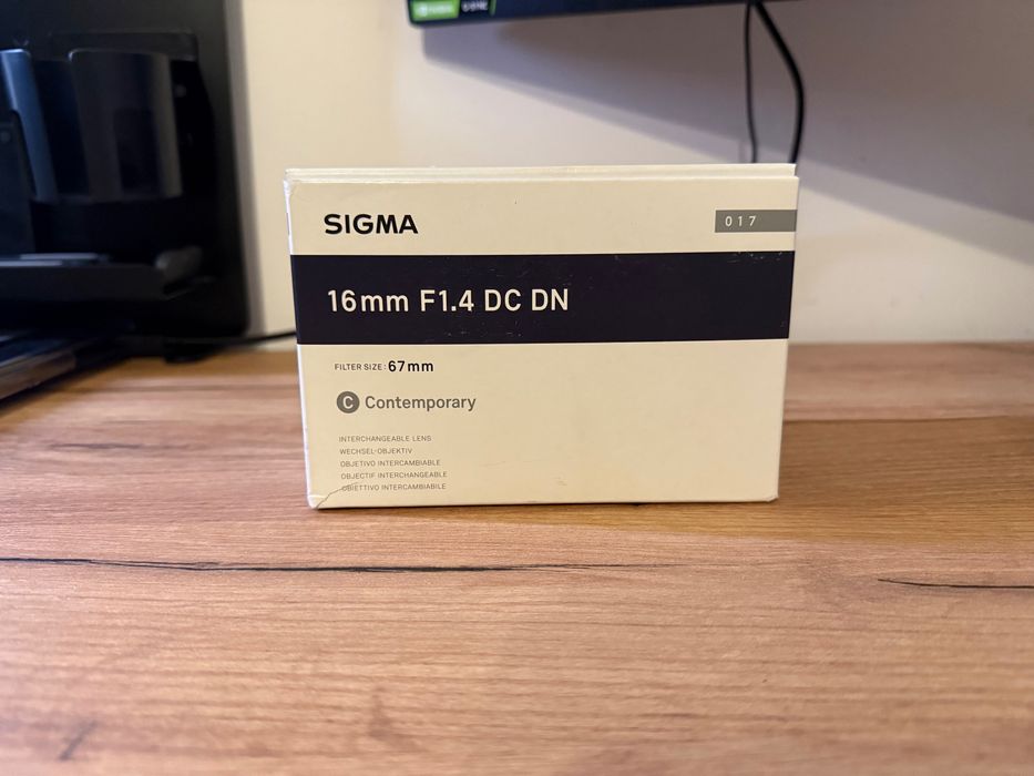Obiektyw SIGMA 16 mm f1.4 micro 4/3 + filtr ND gratis