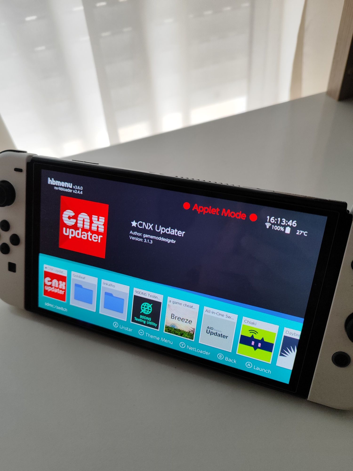 Nintendo switch OLED Desbloqueada