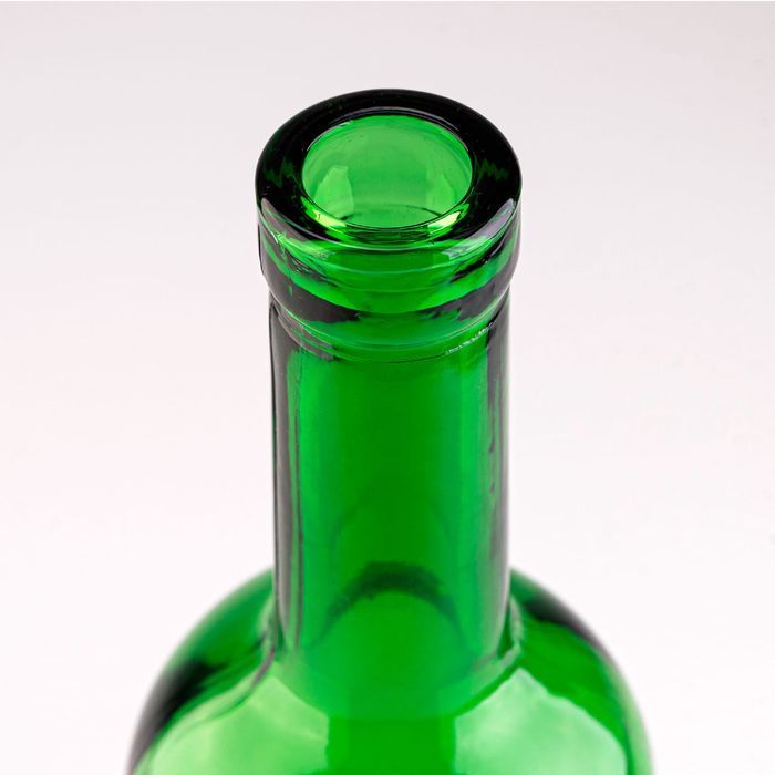 Zestaw 10 sztuk butelka na wino BORDEAUX 750 ml różne kolory z korkiem