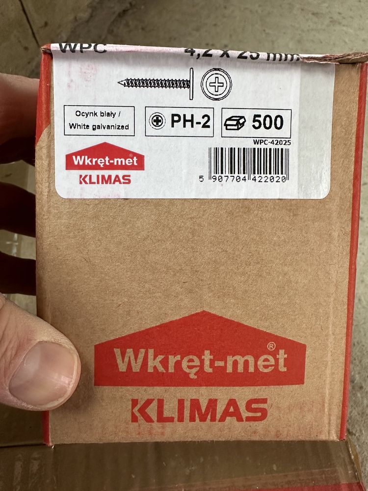 Wkręty Klimas 4,2x25 mm - 500 szt - 1 paczka