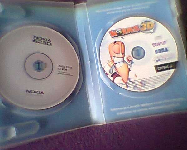 Gra komp. CD Worms 3D.Pełna wersja po polsku. + CD Nokia 6230.