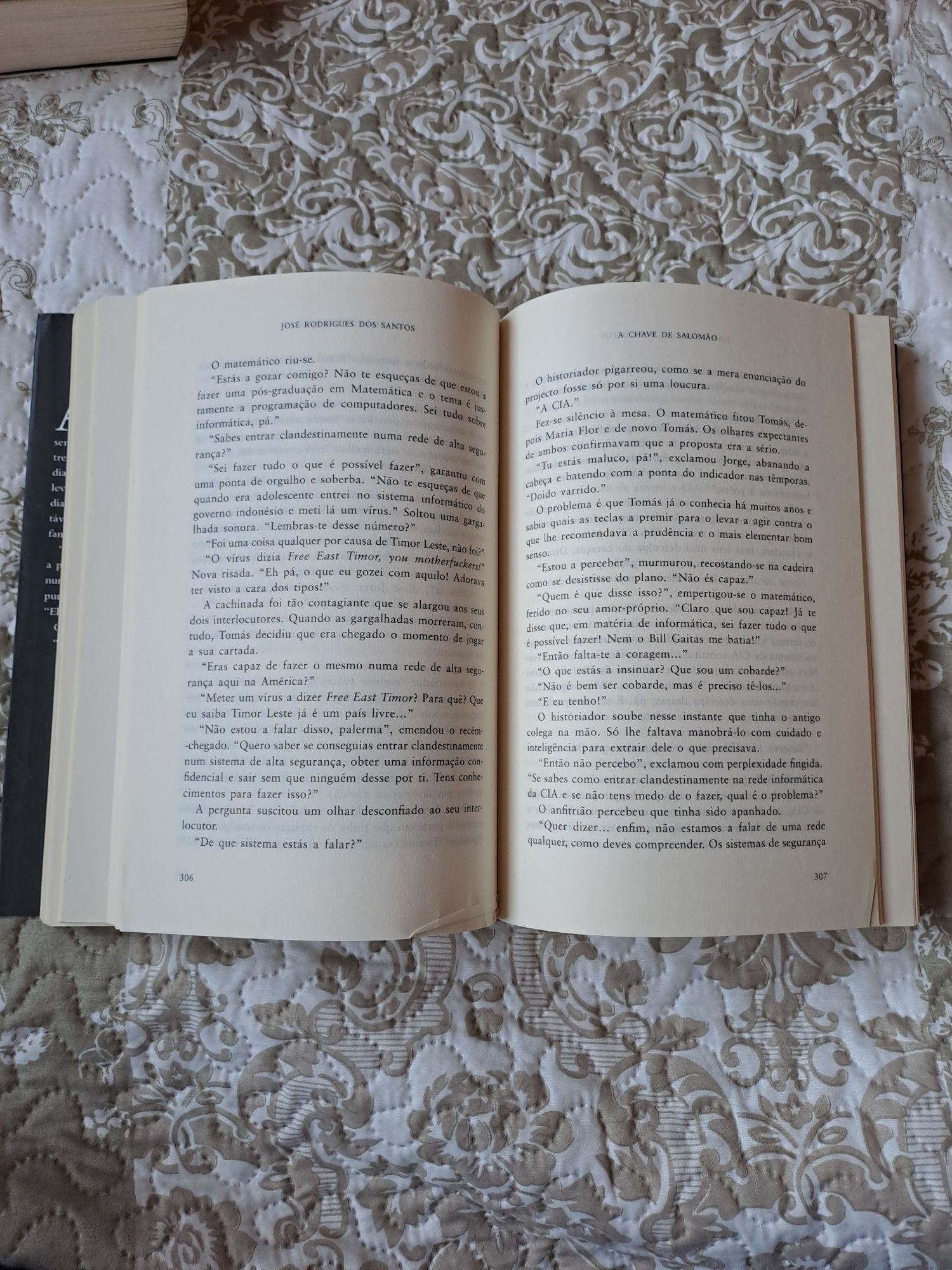 Livro "A Chave de Salomão" de José Rodrigues dos Santos