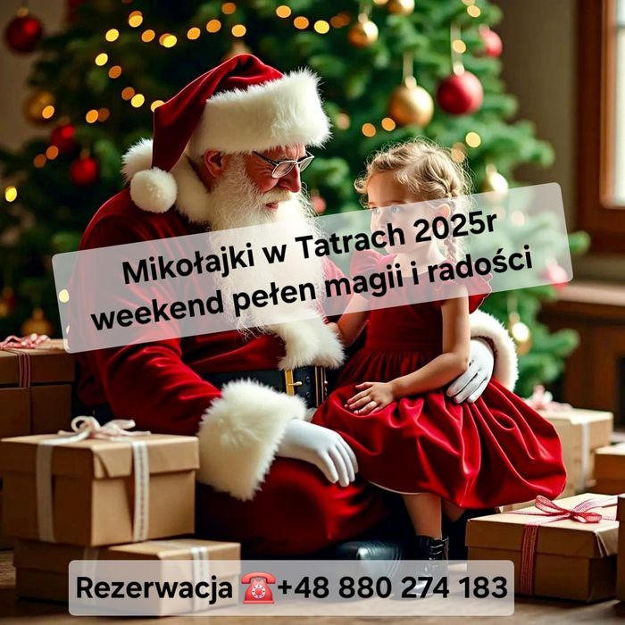 Mikołajki w Tatrach 6 grudnia 2025 – Weekend pełen magii i radości