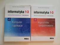 Informatyka 1-3 MiGra podręczniki dla szkół ponadpodstawowych