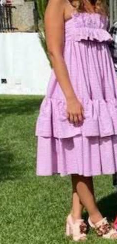 Vestido xadrez marca portuguesa Misses White