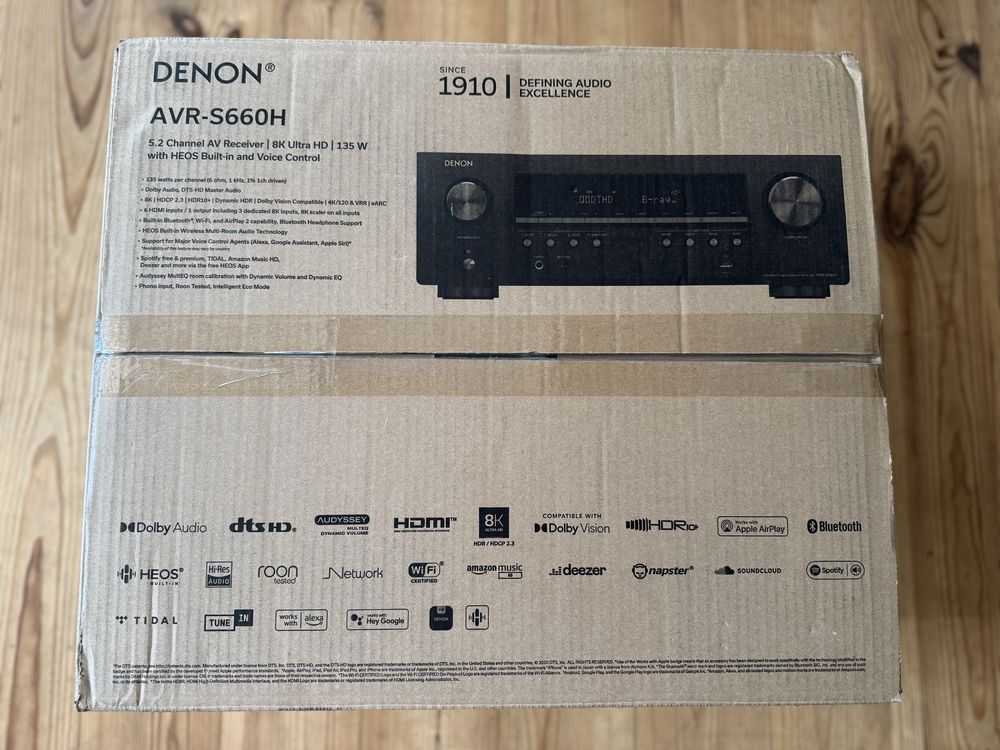 Denon AVR-S660H Amplituner gwarancja