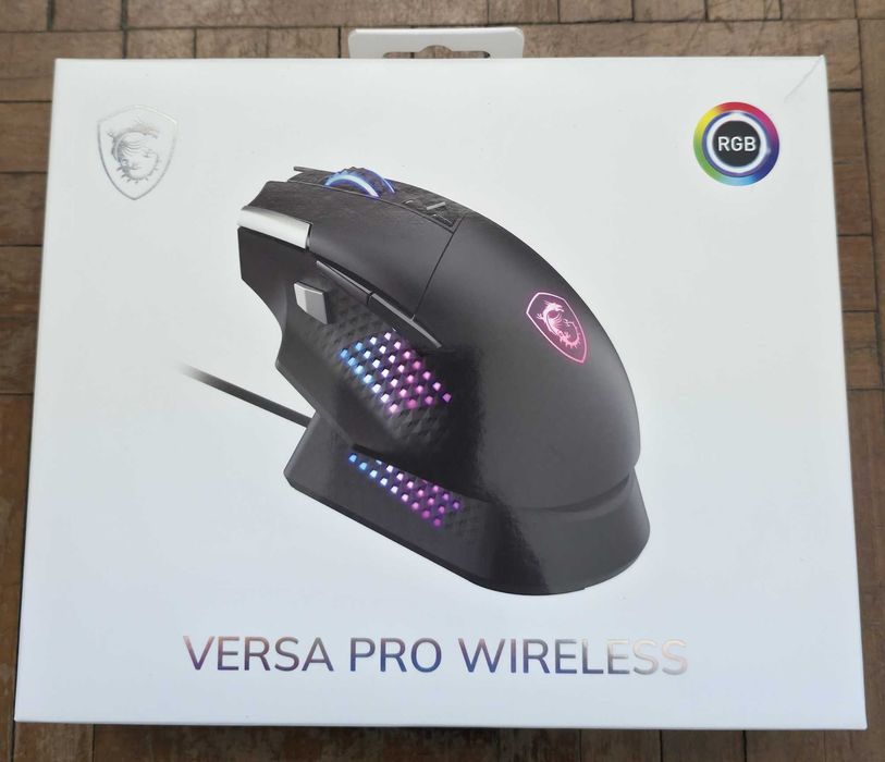 MSI Versa Pro RGB + Mouse Dock Pro Wireless 26000DPI