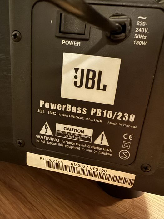 Сабвуфер JBL PowerBass PB10 Канада