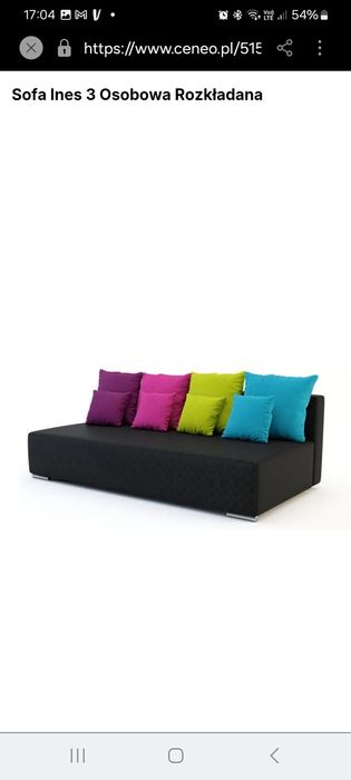 Kanapa 3 osobowa rozkładana