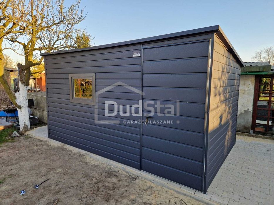 Domek ogrodowy 4x2 konstrukcja profil zamknięty ocynkowany