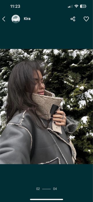 Kurtka zimowa kożuch r s-m oversize nowa