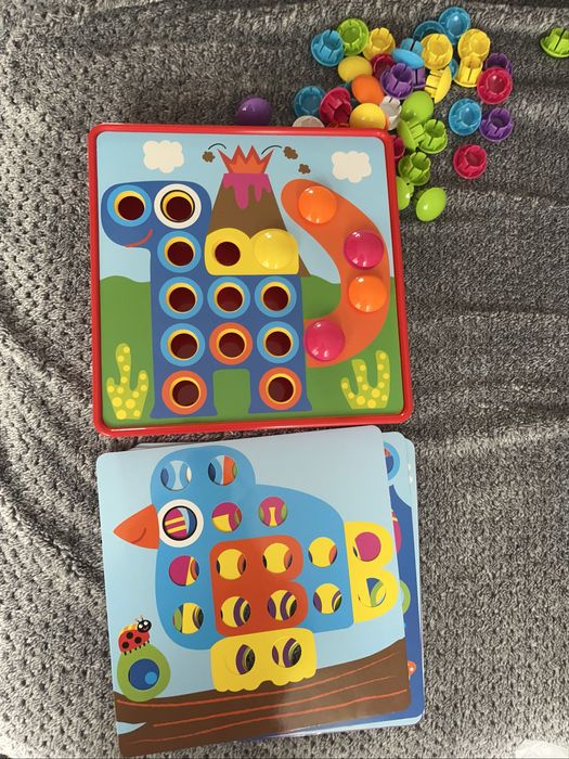 Ukladanka guzikowa kolorowa