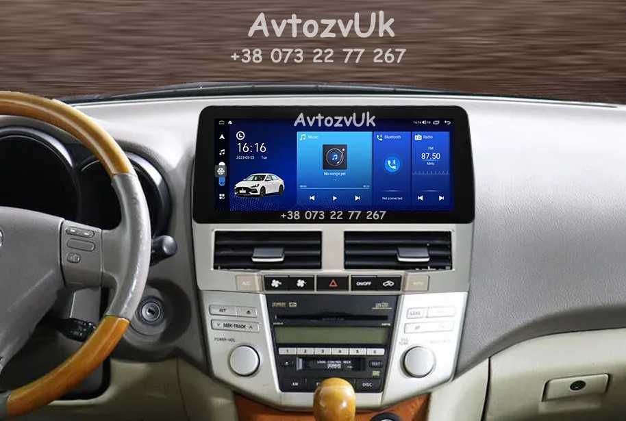 Магнитола LEXUS RX300 RX330 RX350 RX400H Лексус GPS CarPlay Android 14