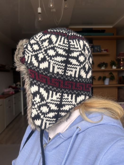 Шапка ушанка на флісі