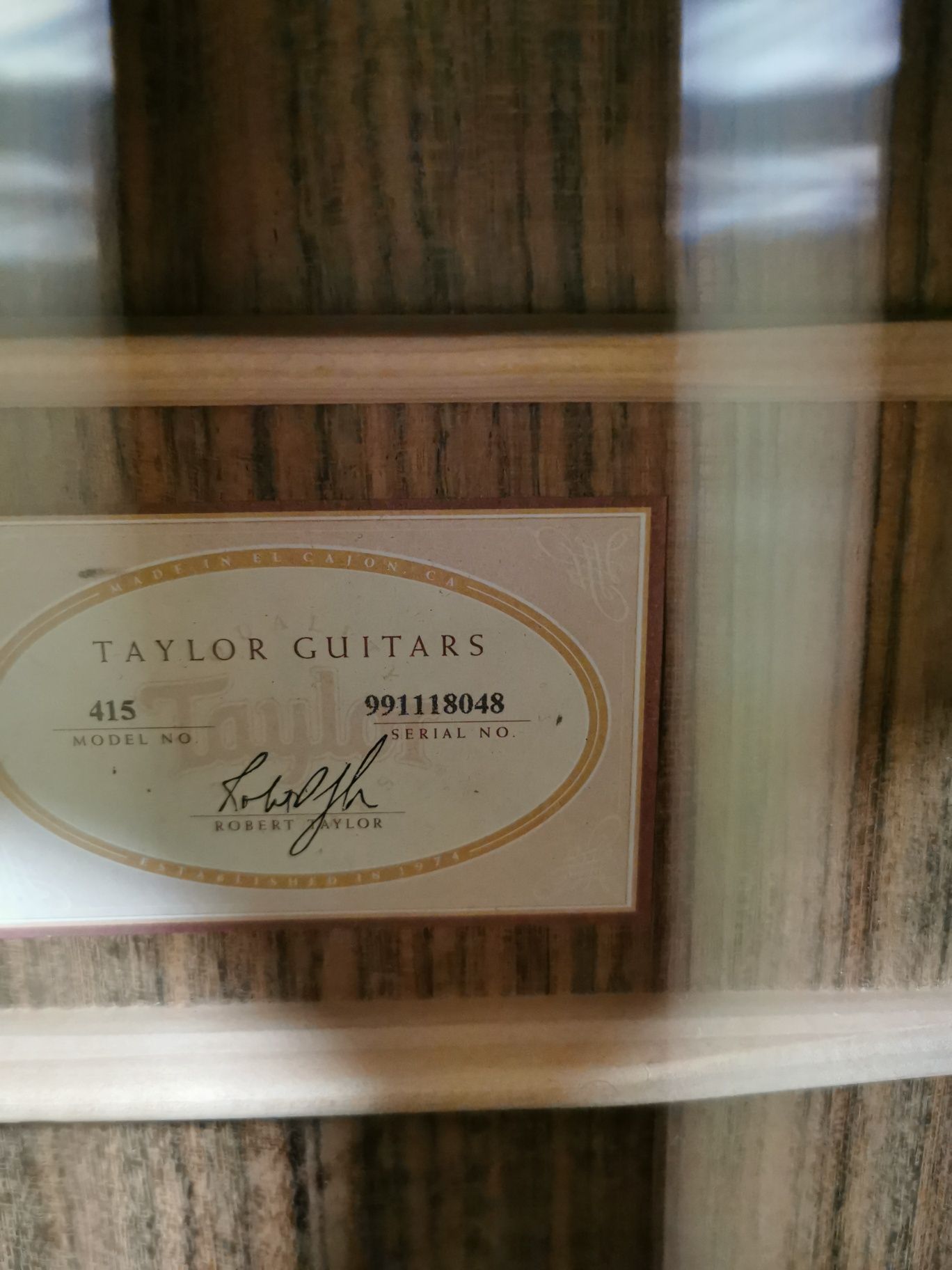 Gitara Taylor 415 Lr Baggs