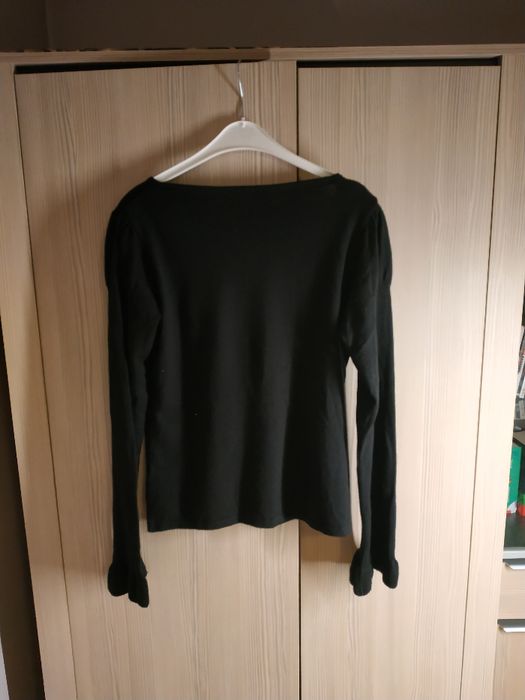 Czarny, damski sweter /kardigan firmy Makalu, rozmiar 40, stan idealny