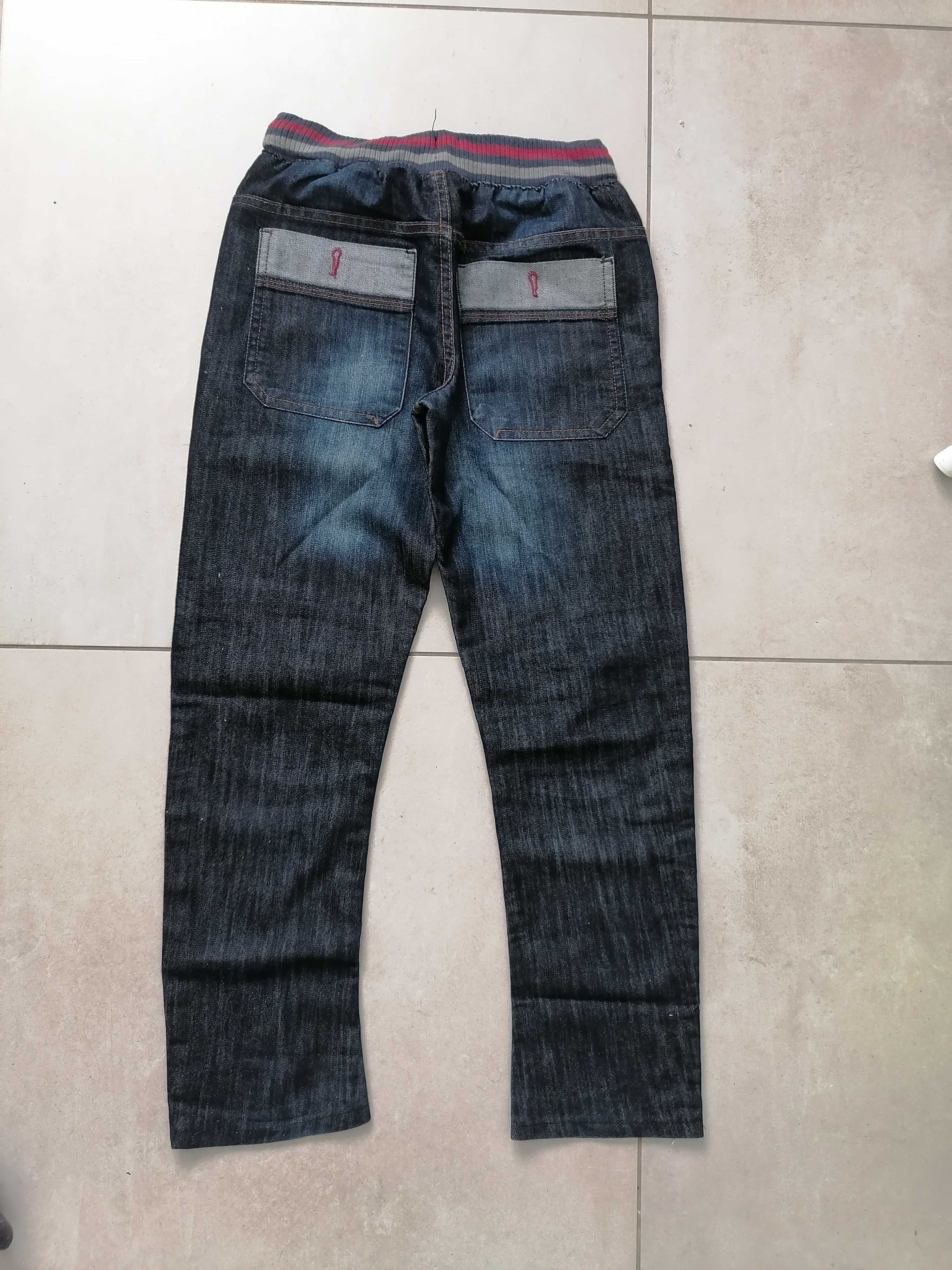 Spodnie jeansy na gumce 152 158