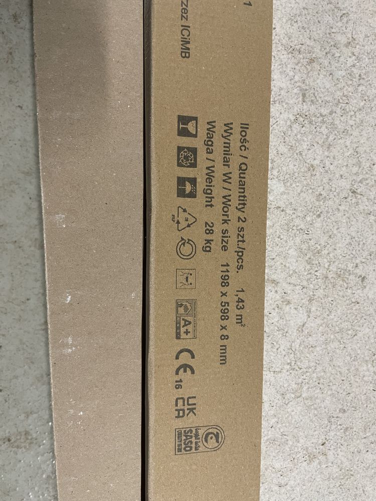 Plytki gresowe Tubądzin Zimba Beige STR 119,8x59,8x0,8 Gat. 1, - 10 m2