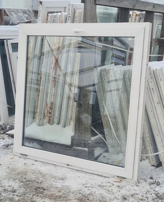 OKNA KacprzaK OKNO PCV 146x143 Używane Plastikowe Białe Lider Okna OLX