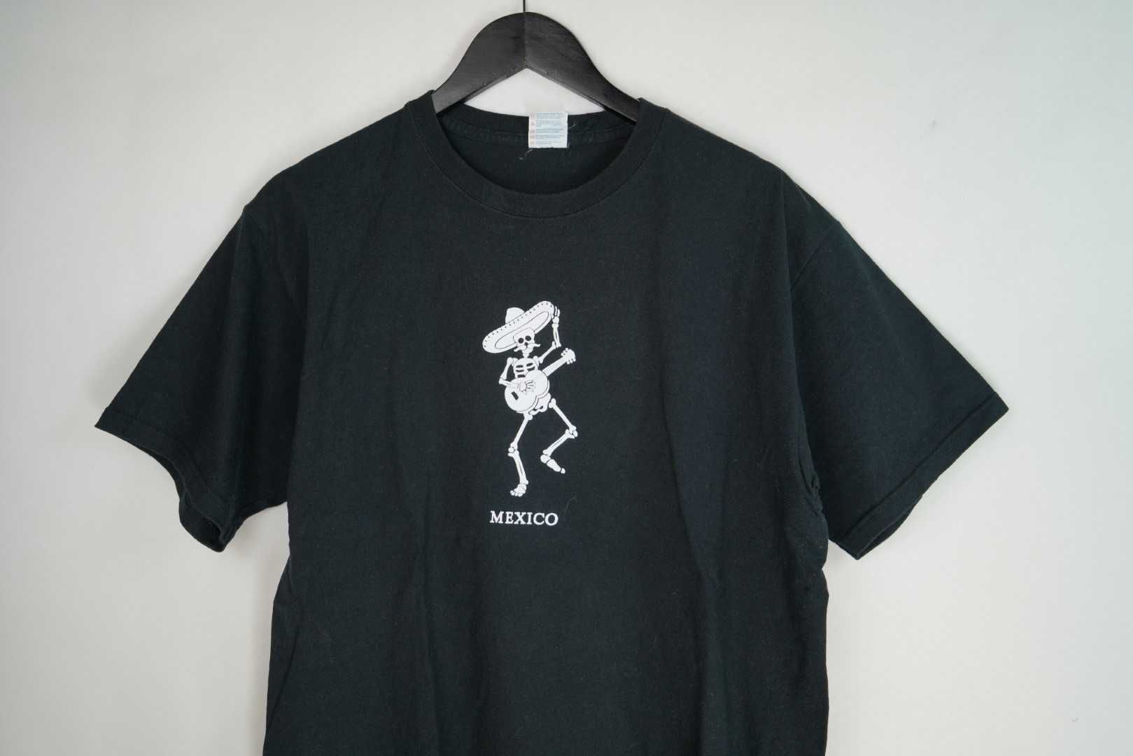 Mexico męska koszulka t-shirt kościotrup L