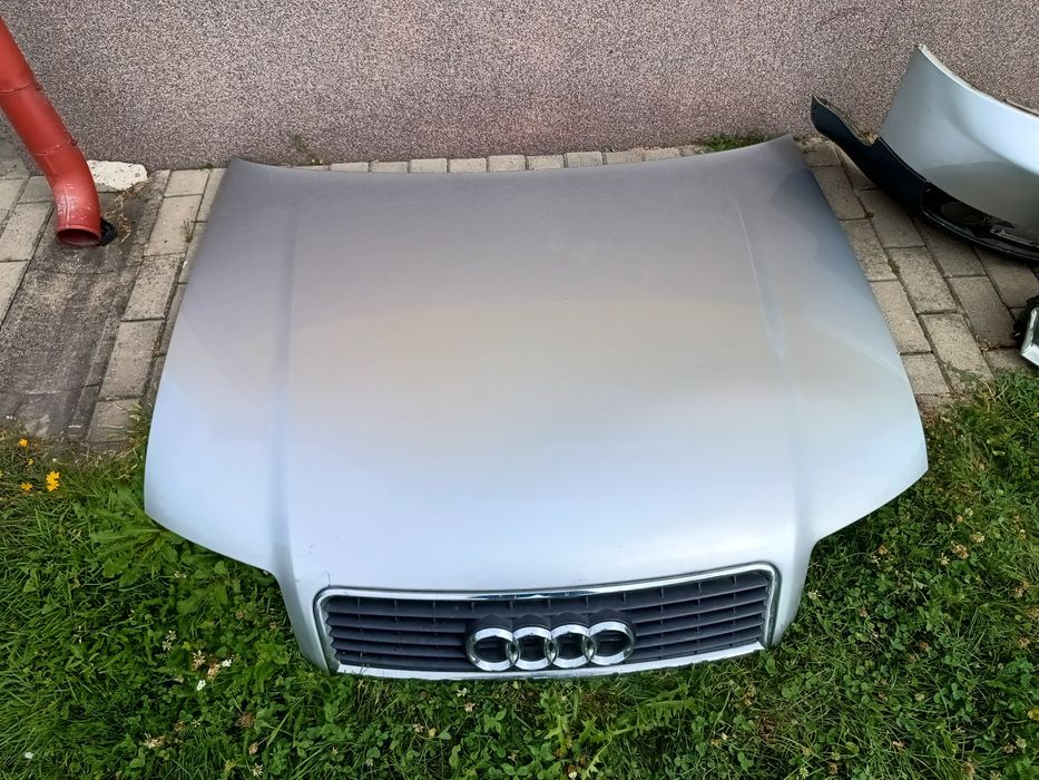 Maska zderzak lampy przód EU grill LY7W Audi A4 B6 części