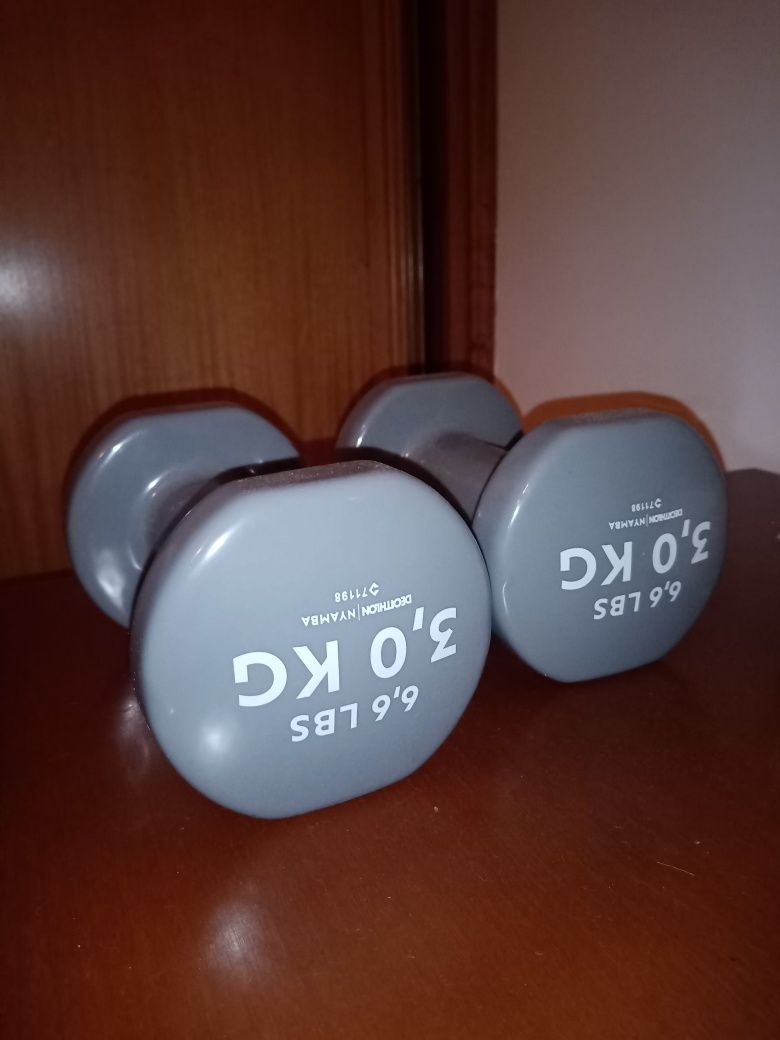 Halteres de 3 kilos
