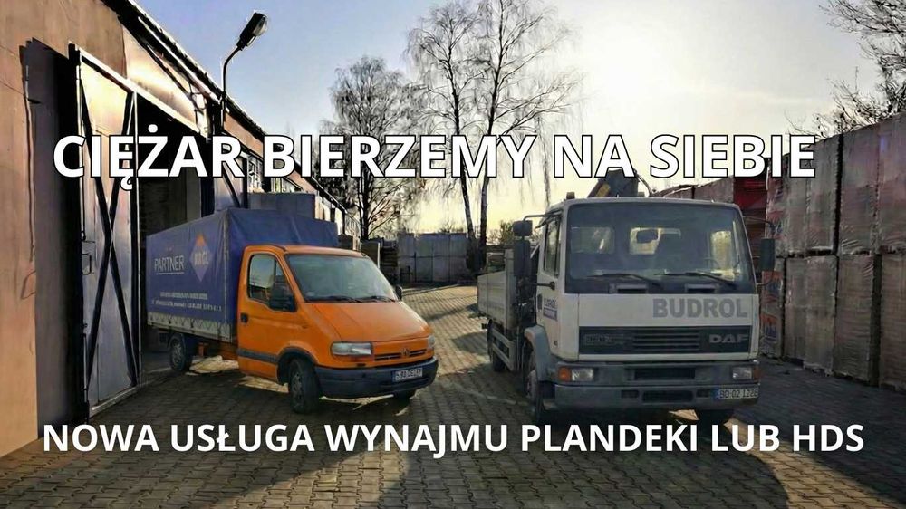 Wynajem Busa (plandeka), Usługi HDS, Transport!