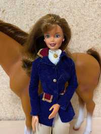 Барби колекционная кукла верховная езда barbie horse riding club 1997