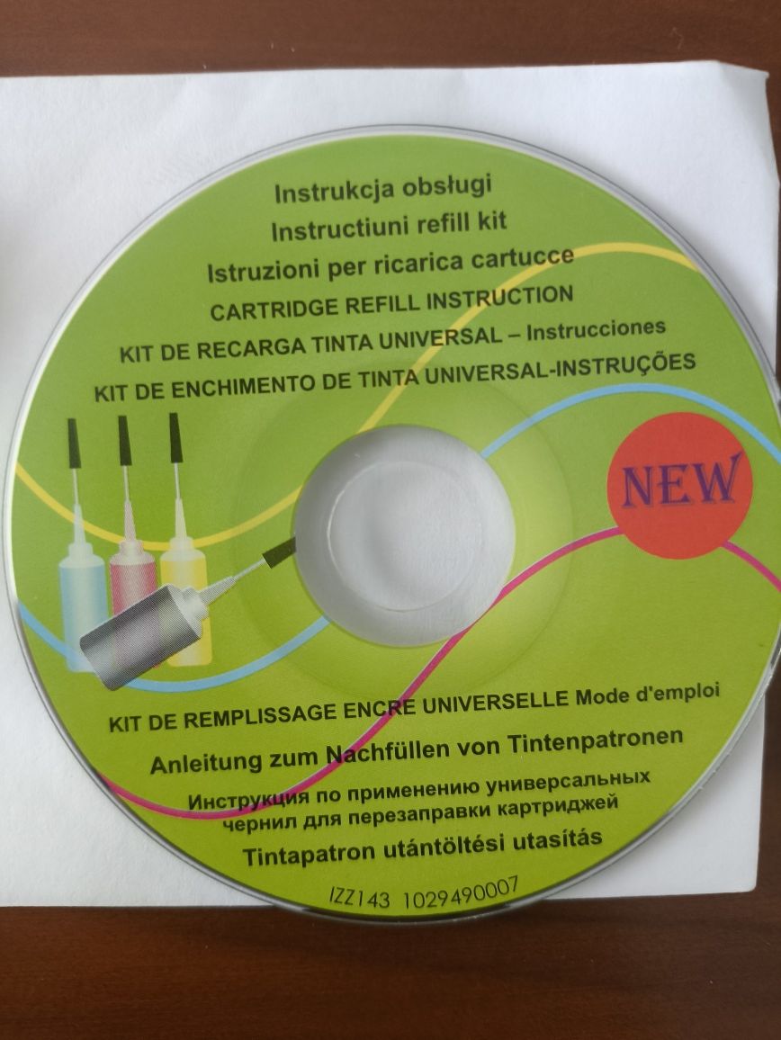 Kit tinta enchimento de tinteiros impressora + acessórios