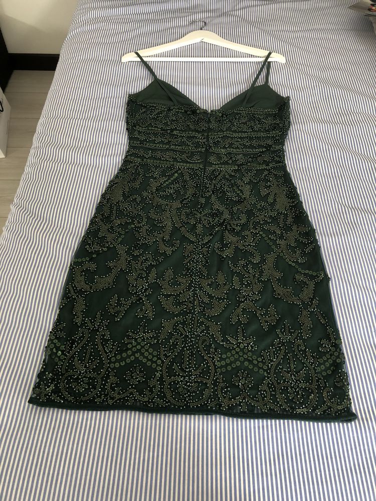 Vestido cerimonia verde