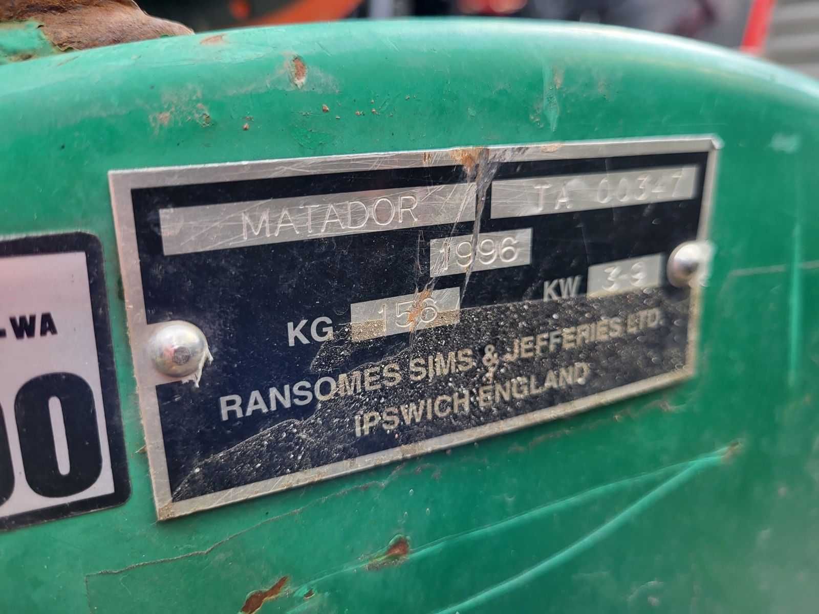 Kosiarka wrzecionowa Ransomes Matador 71 silnik Kubota GH 170 5,5 KM