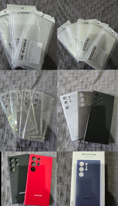 Várias capas e película Samsung S24 Ultra