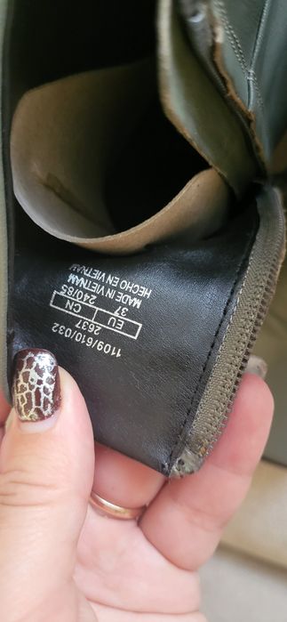 Ботінки кожані 37 роз