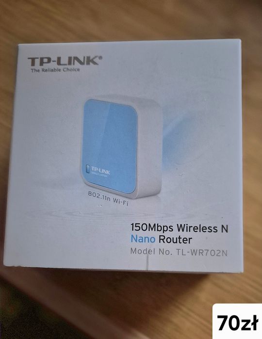 TP-Link TL-WR702N nano router bezprzewodowy prędkość 150 Mb/s